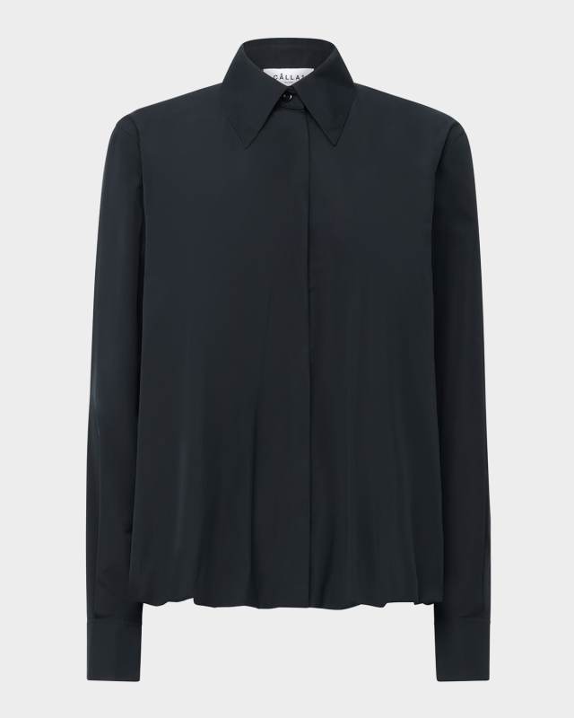 Dovima Cotton Poplin Bubble Shirt